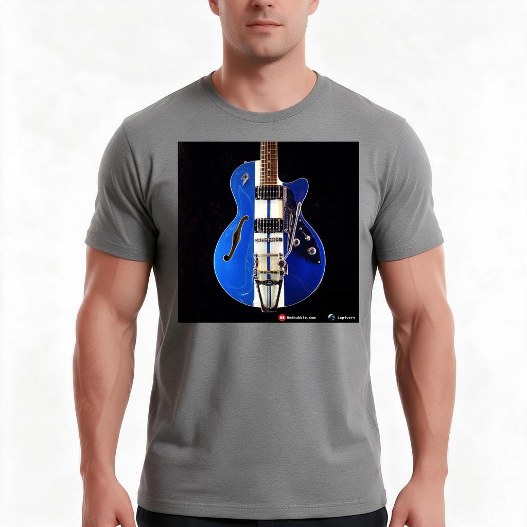 Duesenberg Guitar Tshirt Summer Casual Cotton Tee Oversized Streetwear Tops Vintage Graphic Print Loose Fit Short Sleeve