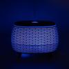 Futuristic Ribbed Aroma Diffuser with Colour-Changing Light