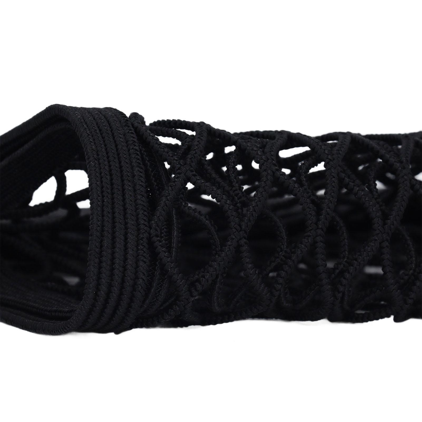 

Черный настенный сетчатый карман Стойка для пластиковых пакетов Сетчатая сетка для хранения Клейкий сетчатый карман для мусорного пакета