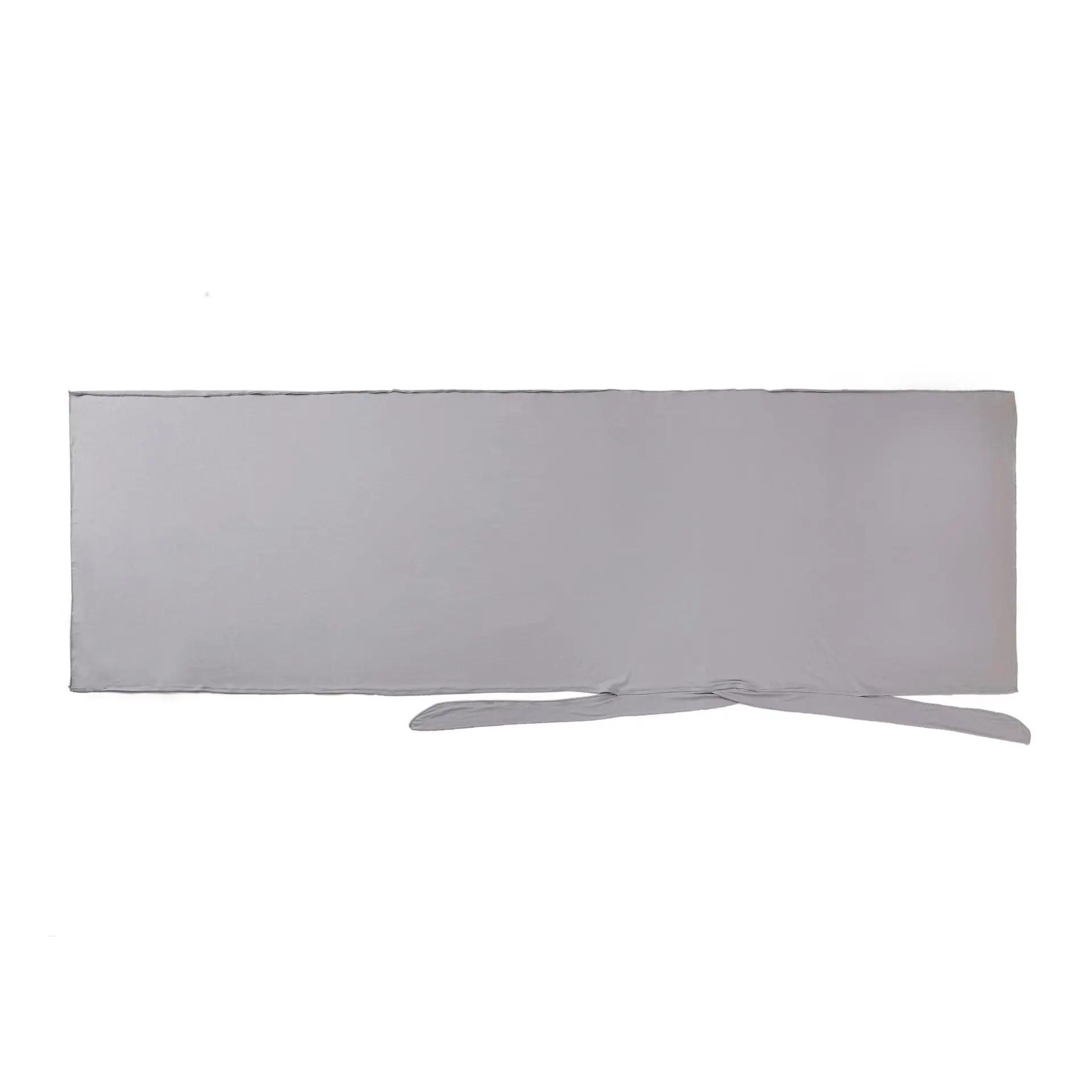 

Лобная перекрестная полоса Удобный шарф Модал Однотонный Длинные шарфы для женщин Шаль Шляпа Мусульманский хиджаб Головной убор Банданы Тюрбан светло-серый