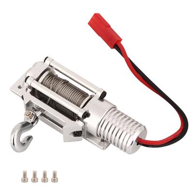 Guincho RC de Metal CNC Completo Peças de Reposição para Upgrade Acessórios para 110 SCX10 Axial Crawler D90Prata