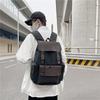 Schoolbag Supply 1011 New Vintage Canvas Casual Bag Double Shoulder Computer Bag Men's Backpack Student School Bag