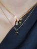 Anne Seoul Square Gemstone Necklace
