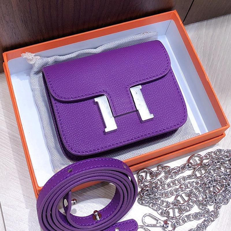 

Міні Сумка-ланцюжок KangKang H з пряжкою, з шкіри з тисненням у вигляді п ятачка та пальмового листя - Жіноча поясна сумка для помади 13*3*10cm