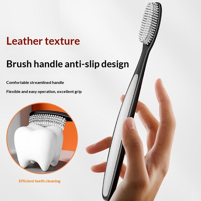 1/3/4Pcs Hard Bristle Long Large Head Toothbrush Color Random Deep Cleaning for Household Oral Care Set