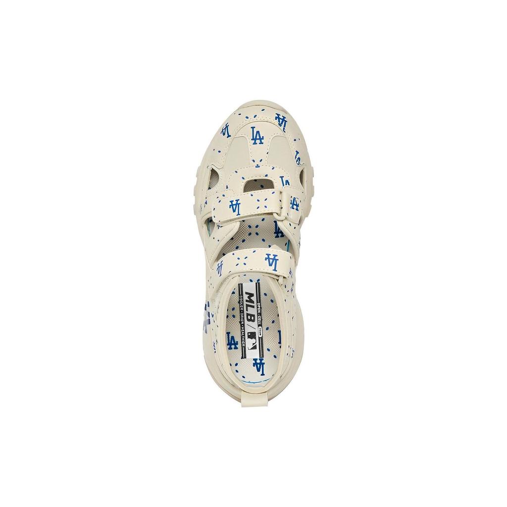 MLB Sandal Chunky Mask Street Style Logo Comfortable Breathable River Shoes Unisex Shoes Light-Blue 3ASDCMM33-07CRS