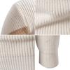 Men's Plus Size Color Block Half-High Collar Pullover Knitwear