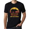 Men's Graphic T-Shirt Save The Chubby Unicorn Eco-Friendly Limited Edition