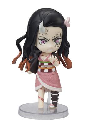 TAMASHII NATIONS Figuarts Mini-Dämon Kimetsu no Yaiba Nezuko Kamado, ca. 90 mm, bemalte bewegliche Figur, Slayer, PVC und ABS