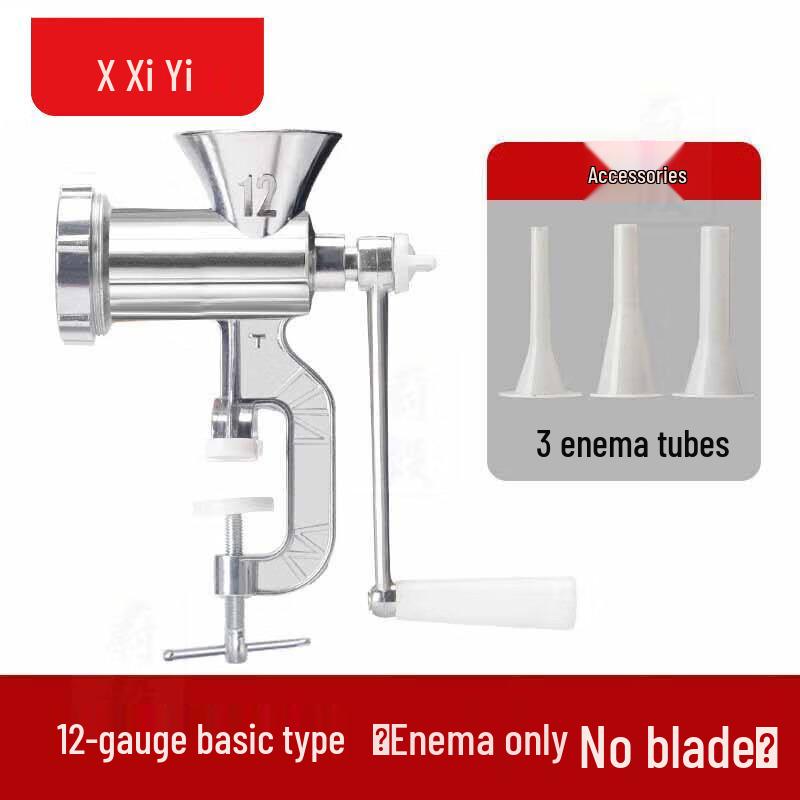 Manual Meat Grinder and Sausage Stuffer