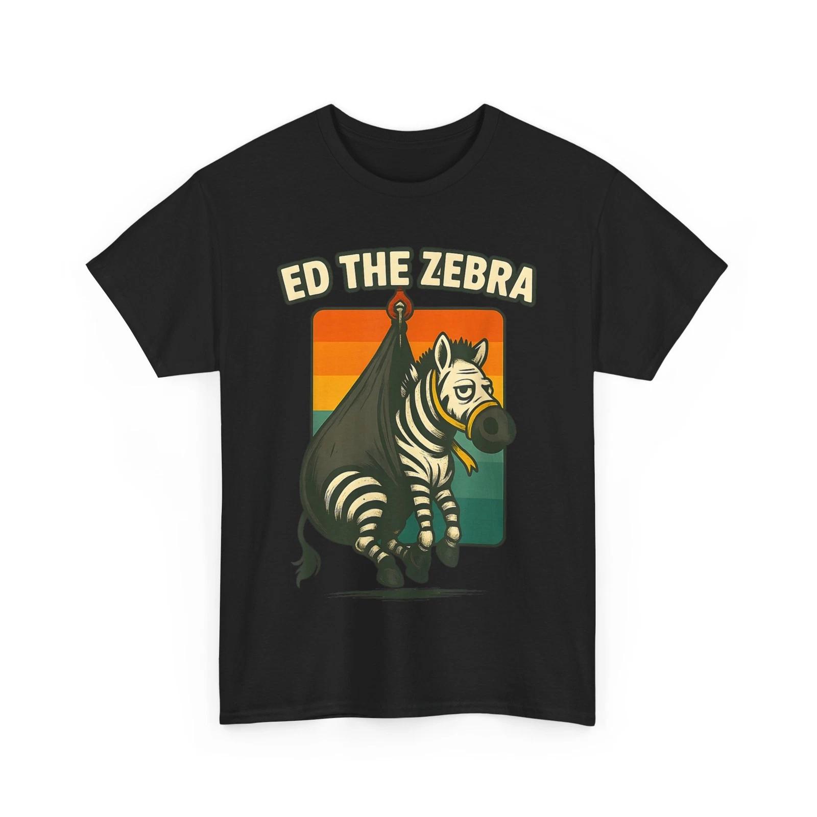 Ed The Zebra Captured Tee Funny Design T shirt S