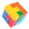 New 3D Wooden Children Early Educational Soma Cube Toys Montessori Puzzle Games Brain Challenge Game Sensory Toys For Kids
