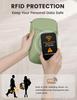 Travelkin Travel Wallet and Passport Holder for the RFID Blocking Organizer for Men and Travel Pouch for and Electronic Green Family, Anti-Theft