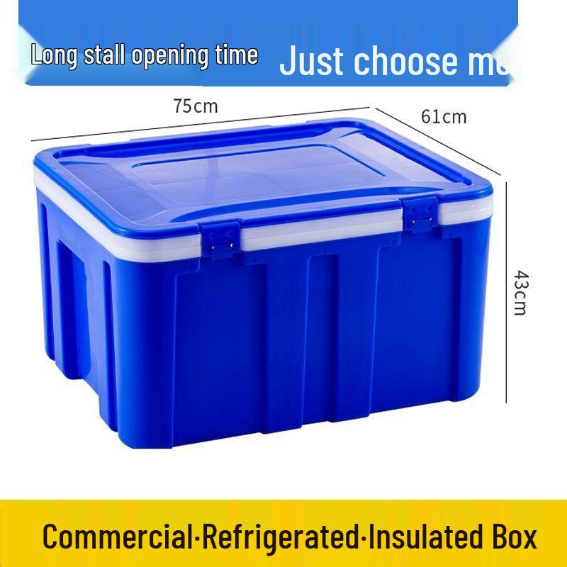 Car-Mounted Insulated Food Delivery Box for Steamed Buns - Outdoor Refrigerated Preservation for Street Vendors