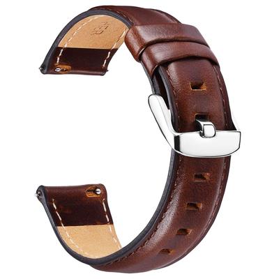 BINLUN Leather Watch Quick Genuine Leather Watch Band for Men and Replacement Leather Watch 3 Colors Includes Adjustment Tool Strap, Release, Women,