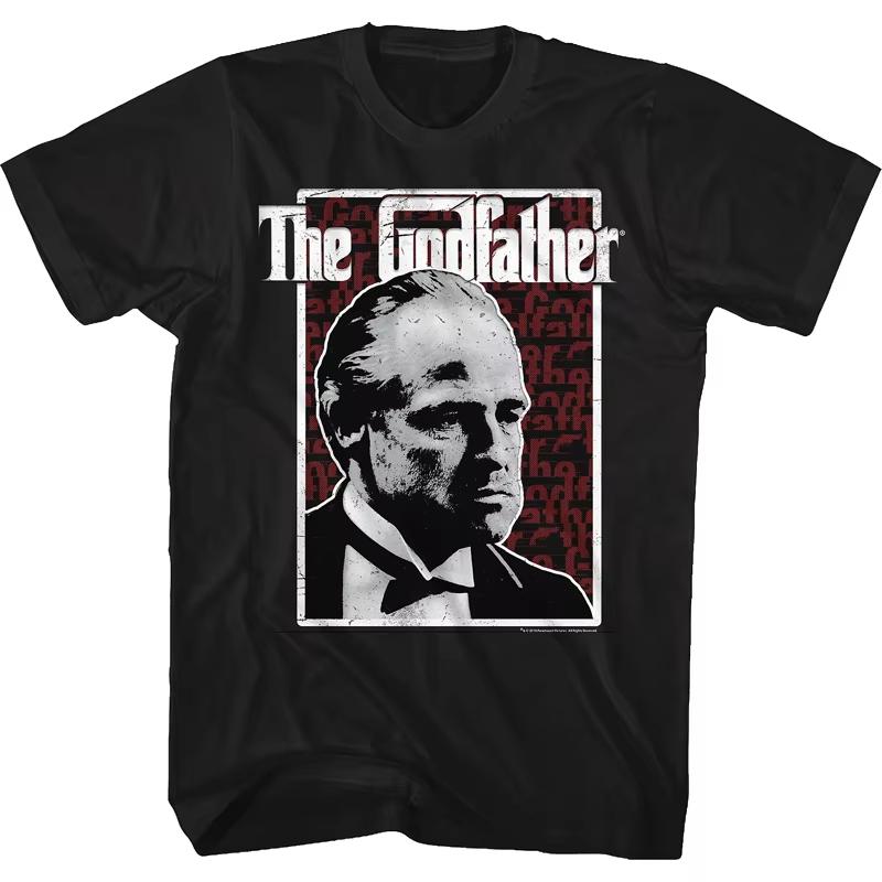 The 2025 summer fashion godfather Corleone printed short-sleeved loose trendy T-shirt cotton streetwear for men and women