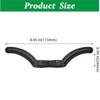 2 Pcs Nylon Boat Cleat – 4 Inch Black Rope Cleat, Heavy Duty Marine Mooring Cleat With Mounting Screws For Boats, Kayaks, DIY Projects