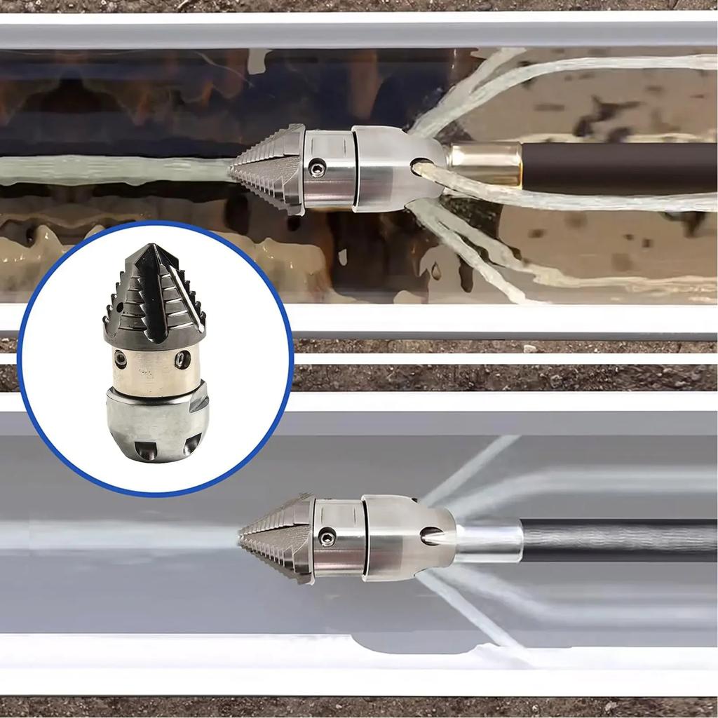 High Pressure Washer Water Sprayer Sewer Flushing Rotary Nozzle Achieve Efficient and Thorough Cleaning Results