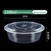 CIBO Disposable Round Meal Box with Lid