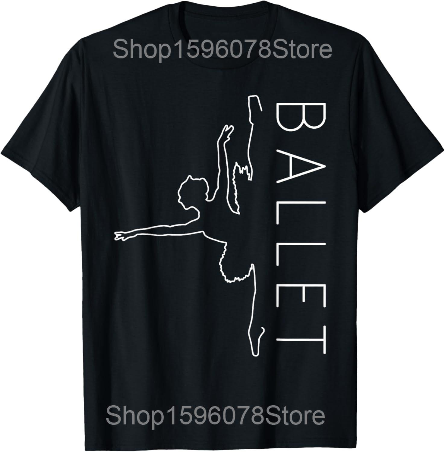 

Ballet Shoe Patent Point Dance Studio Dancing T Shirts Men Humor Streetwear Tee Shirt Short Sleeve Unisex Loose Clothing S