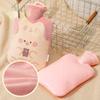 500 ml Cute Warm Belly Instant Hot Pack Taška na láhev s horkou vodou pro dívky Plyšový ohřívač rukou na ramenou Heat Pack Zimní podložka na ohřev vody