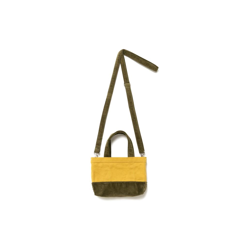 New HUMAN MADE Mini Shoulder Tote Bag Yellow HM24GD049