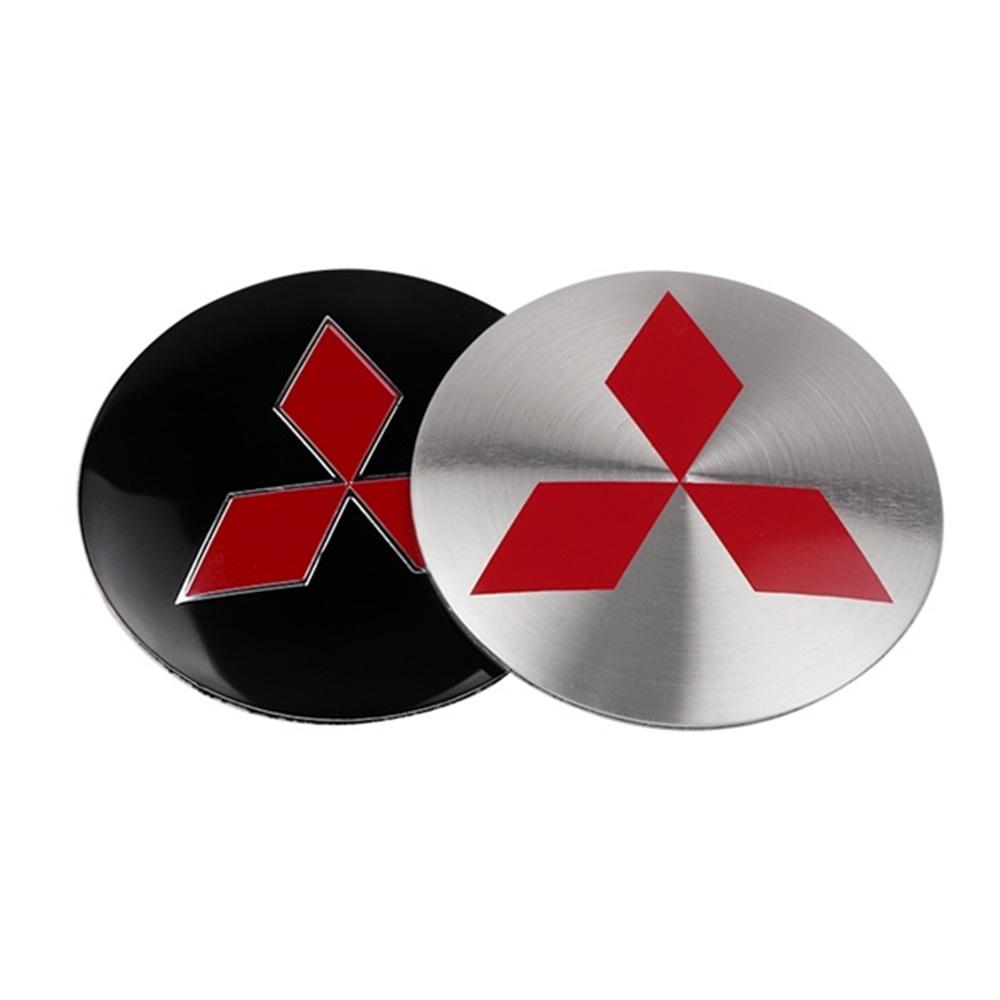 Car Wheel Center Hub Cap Badge Logo Emblem Decal Wheel Sticker Auto Accessories For Mitsubishi  Lancer Outlander Pajer