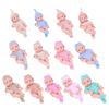 20cm Reborns Toddler Popular Realistic Cute Girl Doll with Braided Sweater Hat Soft Body High-quality Handmade Doll