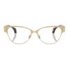 Versace Temple logo design metal cat eye optical glasses women's gold 65974603 VE13181252-Gold 53/15/140 - h.39