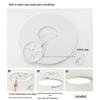 Ultra-Thin Full Spectrum Eye Protection Ceiling Light for Study, Bedroom, or Hallway