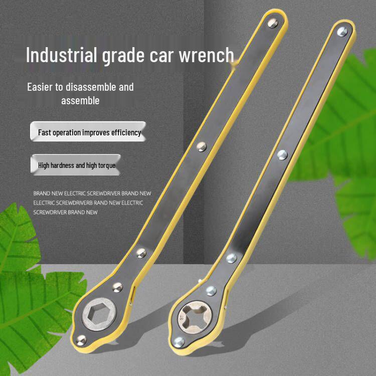 Vehicle-Mounted Labor-Saving Scissor Jack Ratchet Wrench for Tire Removal