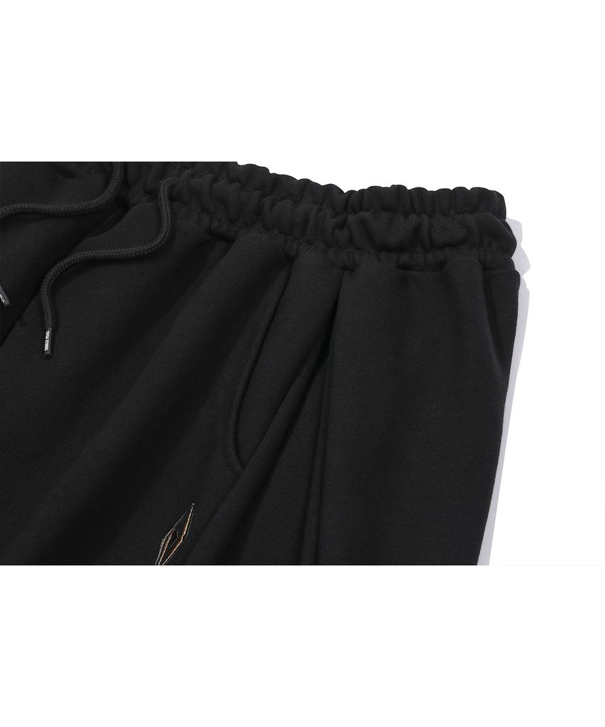 CPGN STUDIO Sleeve Star Curved Sweatpants Black
