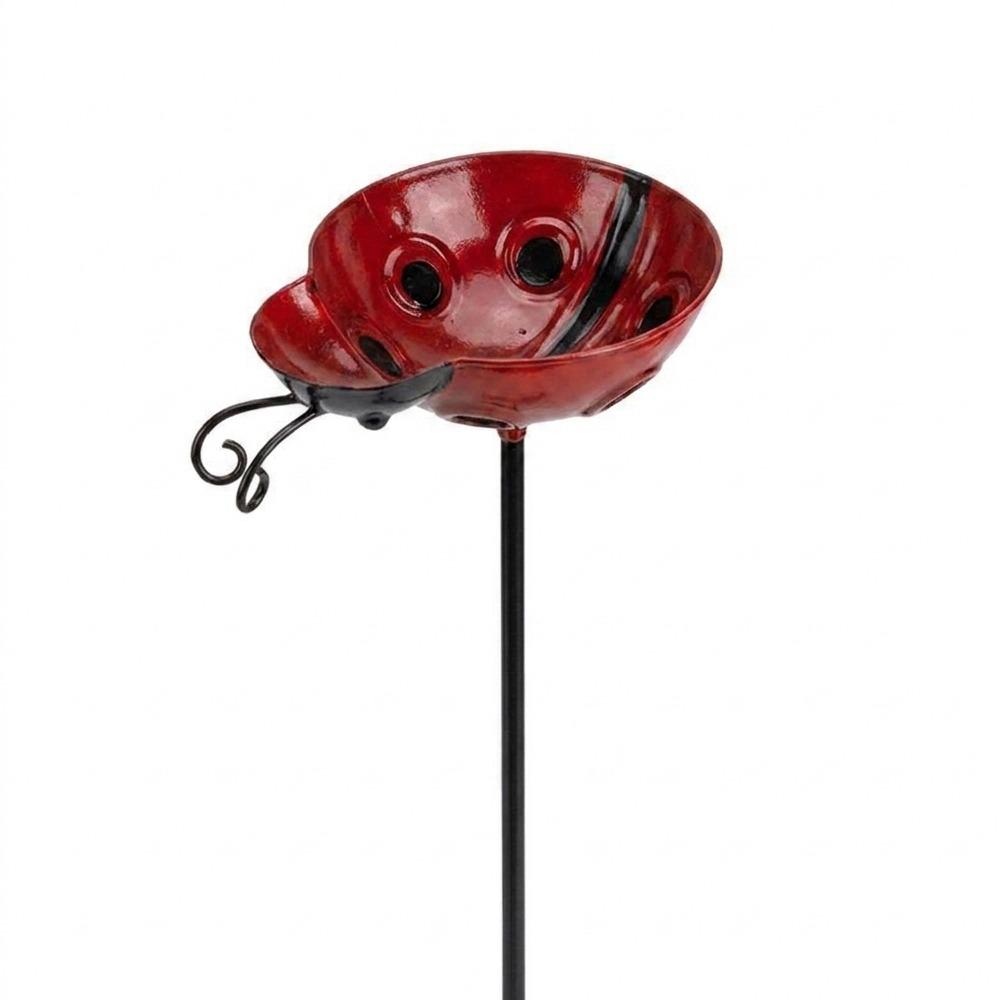 Handcrafted Bee Watering Station Rust-resistant Bird Bath Stake Butterfly Bee Mixer Patio Decor
