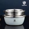 Norton Stainless Steel 2-Piece Mixing Bowl and Sieve Set
