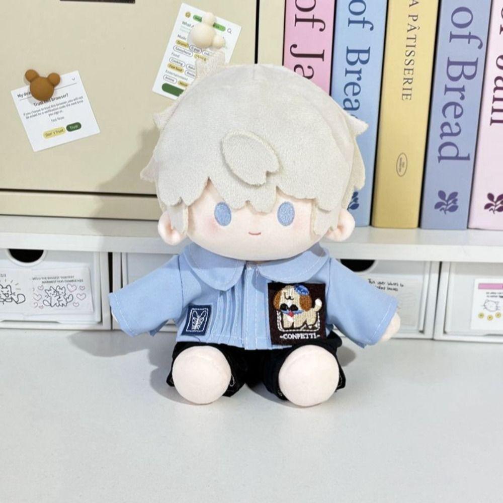 Lovely Design Plush Doll Clothes Soft Texture French Retro Style Doll Clothes  20cm Size Doll