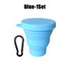 180 ml Klappbecher, Mini-Einziehbecher, Silikon, tragbare Teetasse, Outdoor-Reise-Kaffee-Teleskop-Trinkbecher mit Deckel