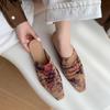 Mode Muller Slipper Damen Pumps Eckige Zehenpartie Echtes Leder Slipper Frühling Sommer Prägnant Lässige Arbeitsschuhe Frau Neuankömmling