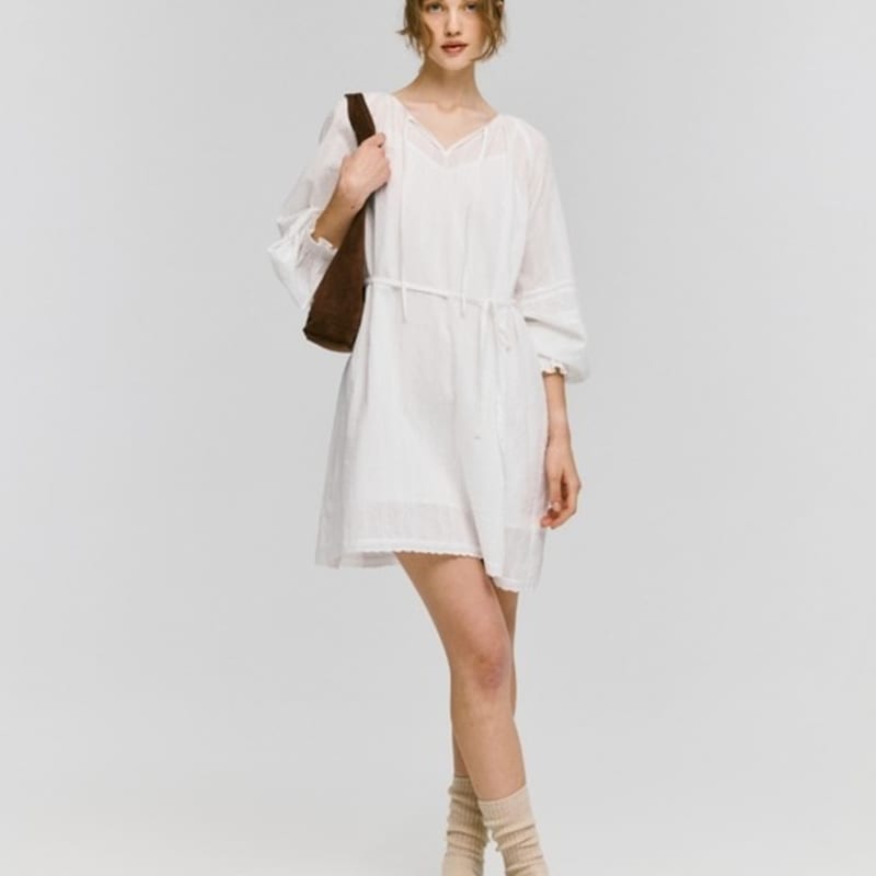 DEPOUND Sheer Knit Socks - Light Beige