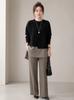 Design Style Splicing Autumn New Loose and Slim Mid-length Sweatshirt for Women with High-end Feel