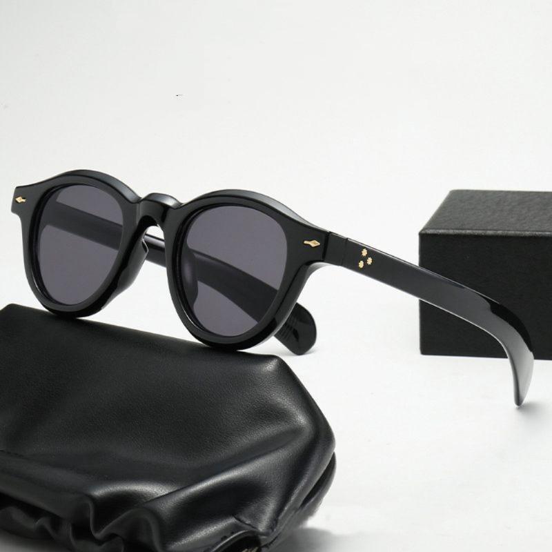 Polarized UV Protection Lightweight Comfortable Durable High Quality Retro Round Shaped Female Male Men Sun Glasses