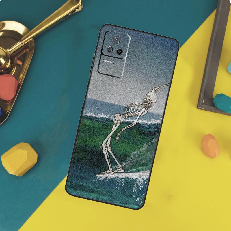 Bones Skeleton Case For Xiaomi 14T 11T 12T 13T Pro 13 14 15 Ultra POCO X7 Pro X3 X5 X6 F5 F6 M6 Pro Funda