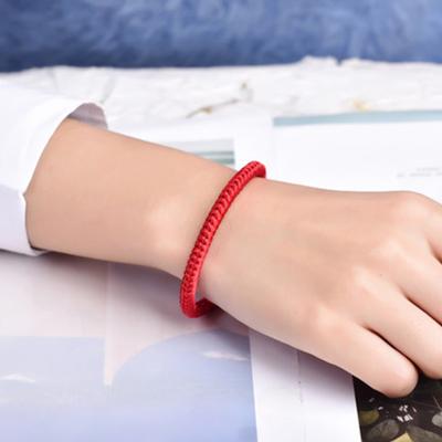 Red String Thread Bracelet Women Men Good Lucky Rope Handwoven Knots Prayer Bracelets Adjustable Size Charm Jewelry Lover's Gift
