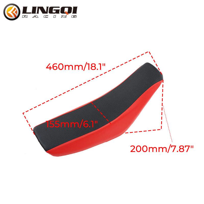 LINGQI RACING Red Soft Seat Saddle Cushion Anti-skid For CRF50 CRF 50 2008 Pit Dirt Bike Off Road Motorcycle Accessories
