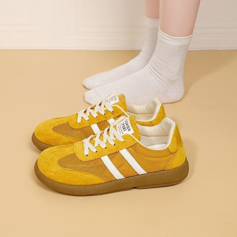 Spring new German training shoes women's retro casual fashion design sense versatile women's shoes sports shoes