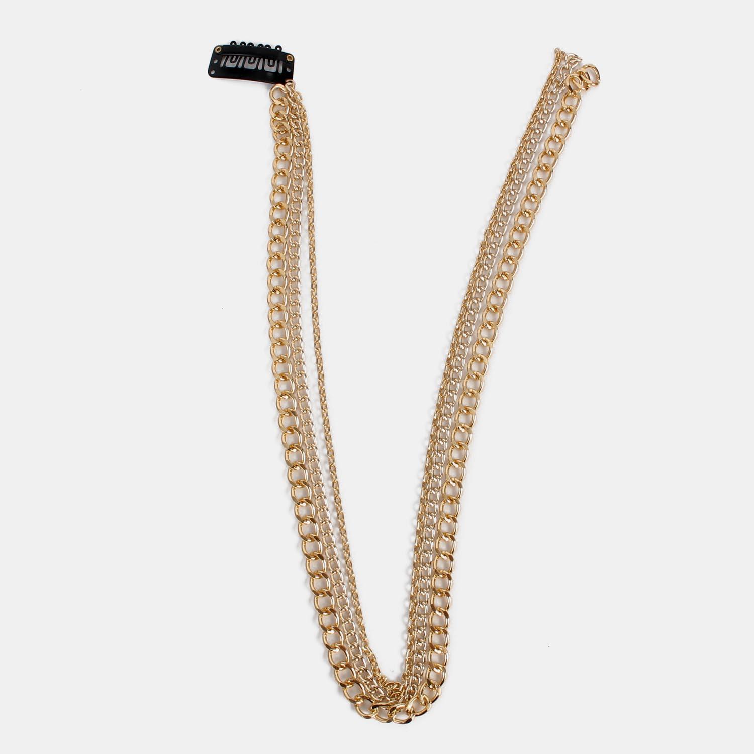 

European and American alloy fringed hair accessories, star hair chain, fashion temperament head chain headgear 11290