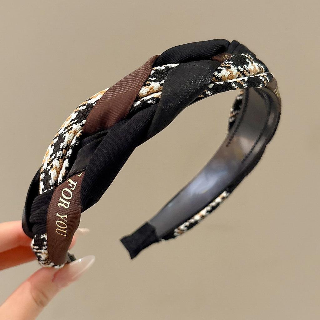 Bentiță Înaltă pentru Femei, Agrafă de Păr Sofisticată și Versatilă, Accesoriu de Păr Bentiță cu Dinți Anti-alunecare