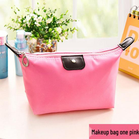 Portable Dumpling-Shaped Cosmetic Travel Bag