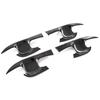 For Honda Civic 10th 2016-2021 Car Sticker ABS Exterior Door Handle Bowl Cover Trim Carbon Fiber Accessories Vehicle Decoration