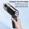 Mini Portable High-Power Vacuum Cleaner - Strong Suction, Wireless Charging & Handheld Design for Car & Home Dual Use