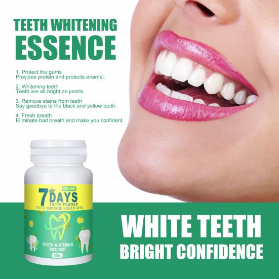 50ml Whitening Tooth Powder Remove Smoke Stains Reduce Dental Plaque Dental Care Remove Coffee Stains Tea Stains Tooth Powder